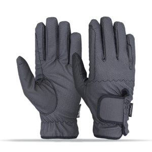 Gray Riding Gloves