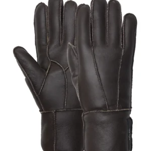 Outdoor  Brown Golf Gloves Sheepskin-HT016