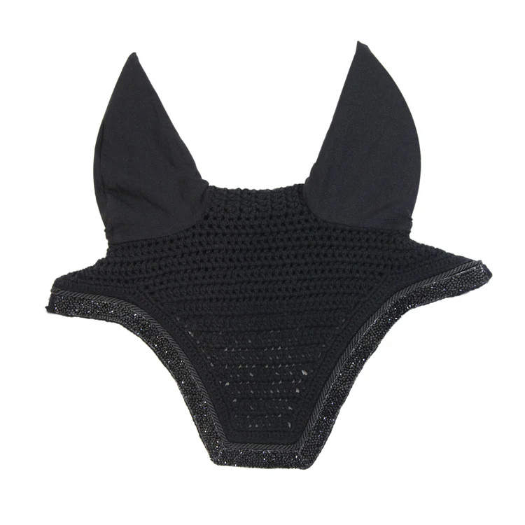 Ear Bonnet with Mesh & Stud Trim-HT096 - Image 4
