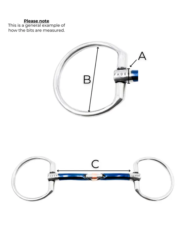 Adam Leather bit Fixed rings-HT020 - Image 4