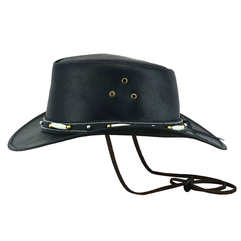Western American Leather Cowboy Hat-HT077 - Image 3
