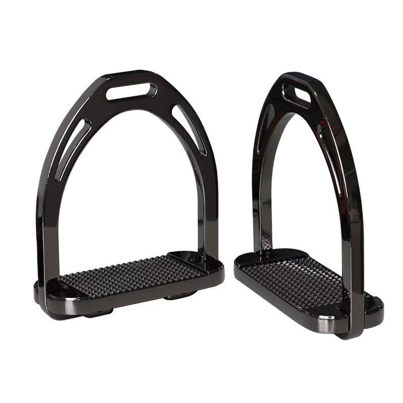 Multi Color English Style Horse Stirrup Ring Stainless Steel-HT087 - Image 3