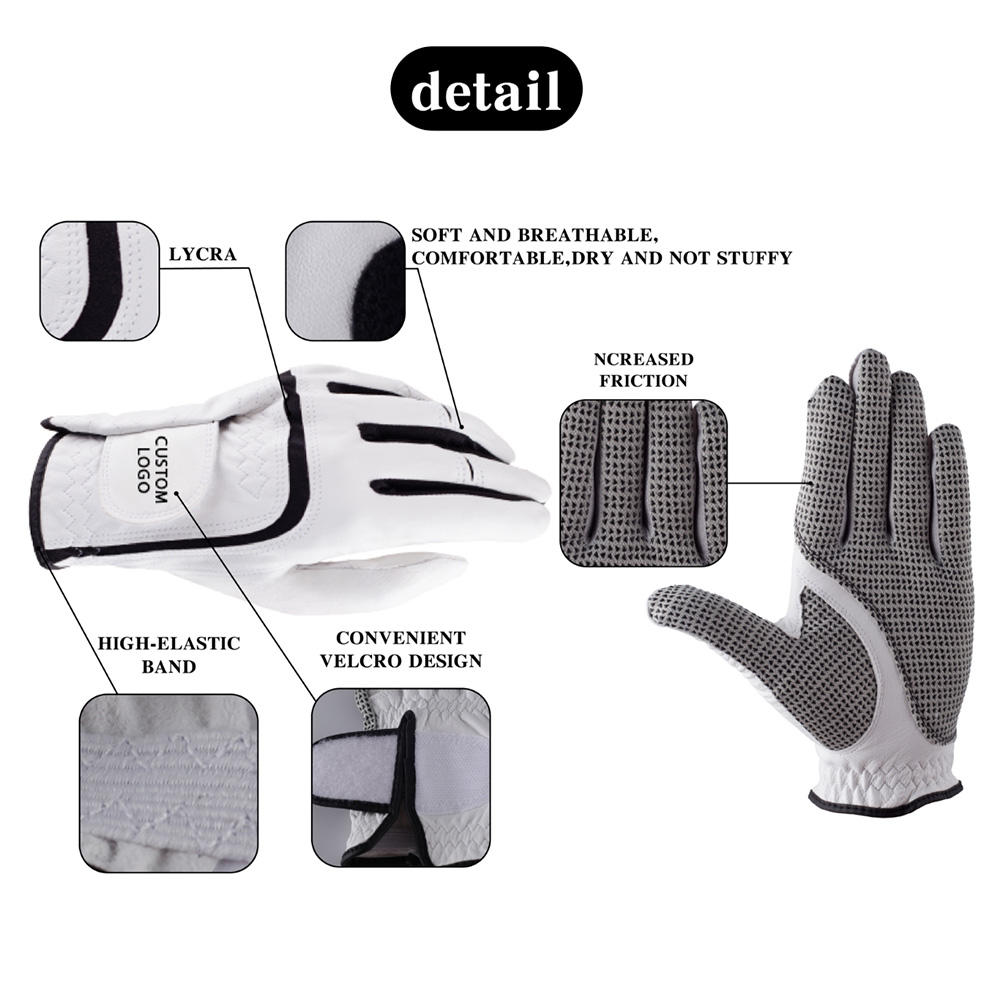 Outdoor Golf Gloves Sheepskin-HT009 - Image 3