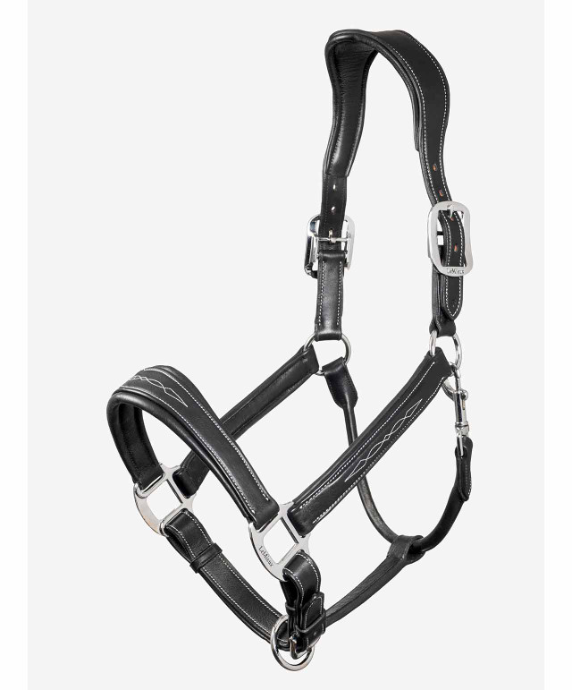 LeMieux Stitched Leather Halter-HT032 - Image 2