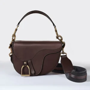 Handbag in Deep Brown-HT044